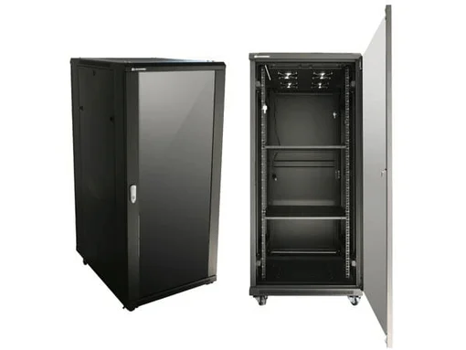 27U Finen Cabinet [600*600] with D-Ring Cable Manager and 6 Way PDU ...